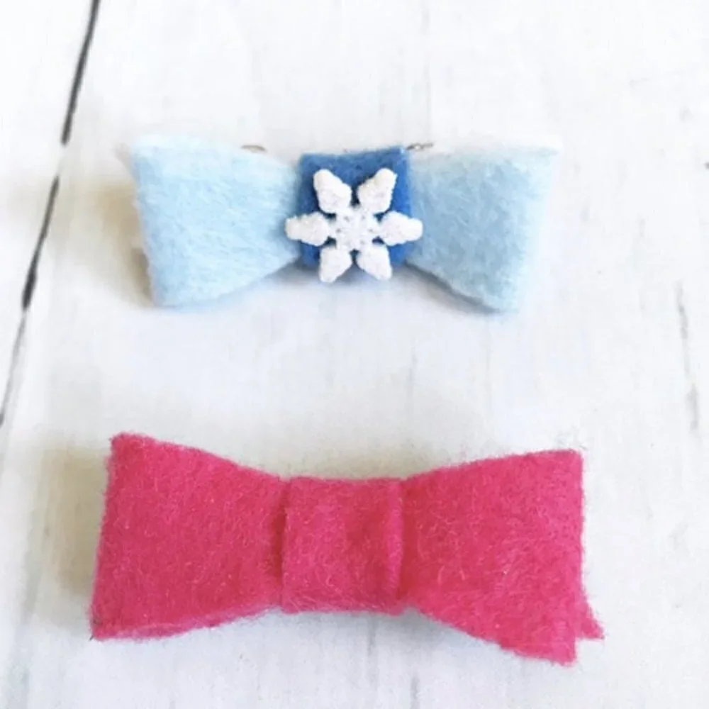 Small Shop Felt Frozen Pink Bow Bundle